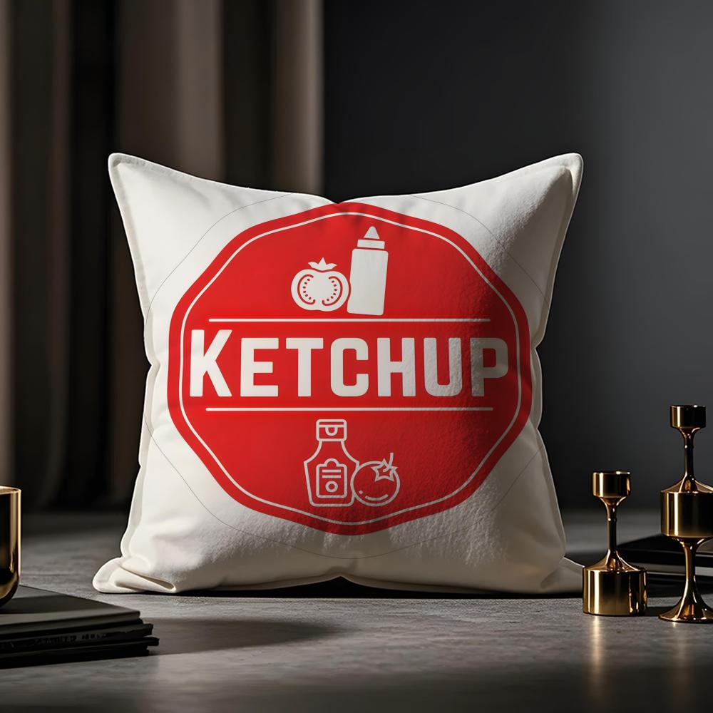 Funny Ketchup Label Cushion Cover Anti-dustmite Pillowcase Invisible Zipper Silky Short Plush Sofa Cushion Cover 30cmx30cm
Funny Ketchup Label Cushion Cover Anti-dustmite Pillowcase Invisible Zipper Silky Short Plush Sofa Cushion Cover 30cmx30cm