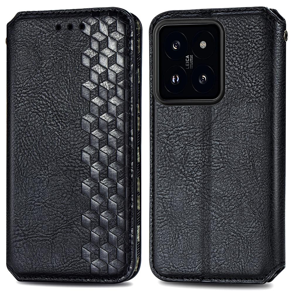 For Xiaomi 14T PU Leather Case Rhombus Imprint Wallet Stand Phone Cover Black
For Xiaomi 14T PU Leather Case Rhombus Imprint Wallet Stand Phone Cover Black