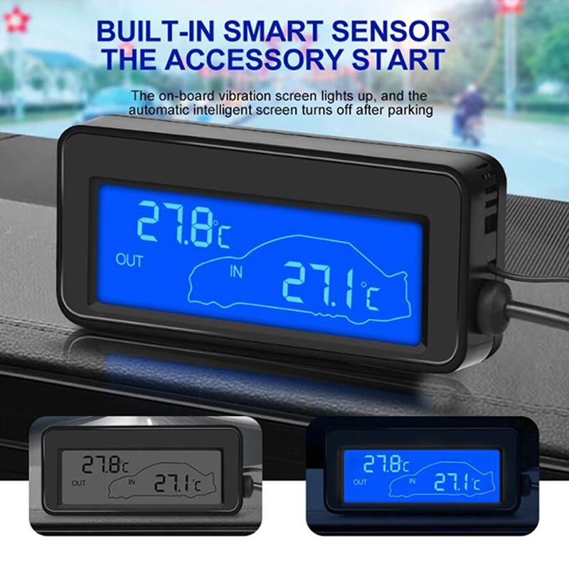 12V Mini Car Temperature Digital LCD Display Thermometer Outside Inside Temperature Gauge Meter Auto Interior Equipment чёрный
12V Mini Car Temperature Digital LCD Display Thermometer Outside Inside Temperature Gauge Meter Auto Interior Equipment чёрный