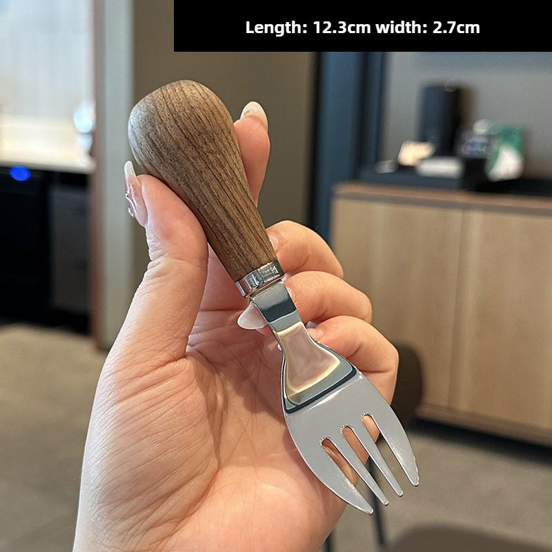 Walnut 304 Stainless Steel Bear Spoon Stand Baby Children Eating Cake Fork Mud Scraping Potato Press Home Use Dinnerware
Walnut 304 Stainless Steel Bear Spoon Stand Baby Children Eating Cake Fork Mud Scraping Potato Press Home Use Dinnerware