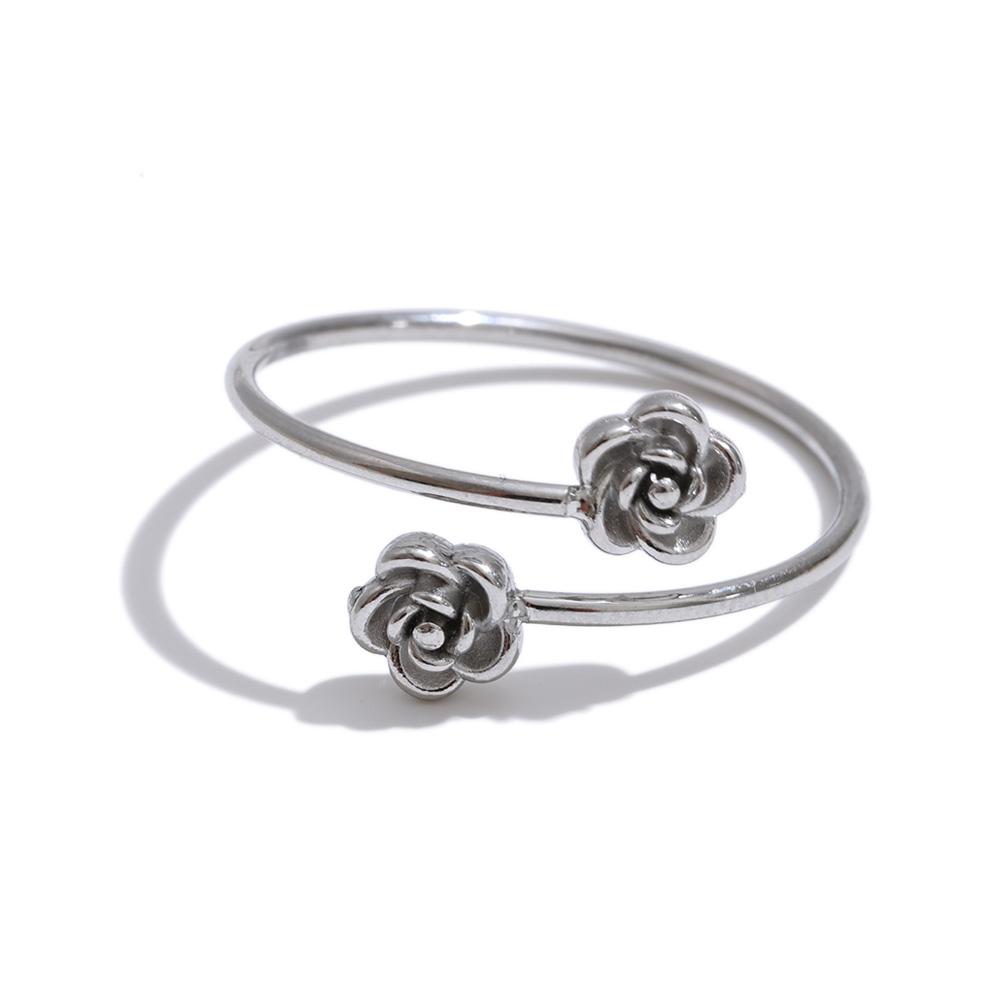 Yhpup Stainless Steel Flower Thin Ring Women Gold Steel Color Summer Metal Daily Trending Charm Open Finger Jewelry Wholesale resizable
Yhpup Stainless Steel Flower Thin Ring Women Gold Steel Color Summer Metal Daily Trending Charm Open Finger Jewelry Wholesale resizable