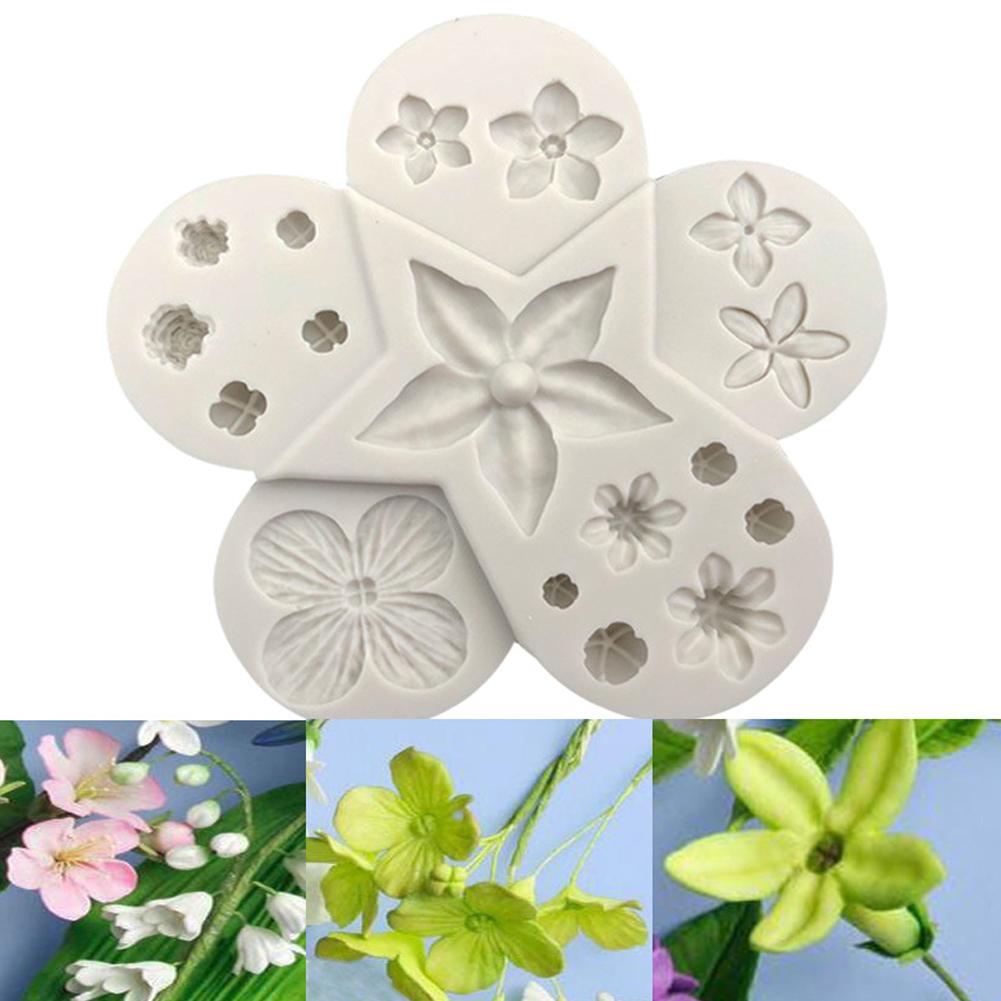 Flower Shape Silicone Mold for Fondant Cake Candy Chocolate Baking Tool Mould gray#0
Flower Shape Silicone Mold for Fondant Cake Candy Chocolate Baking Tool Mould gray#0