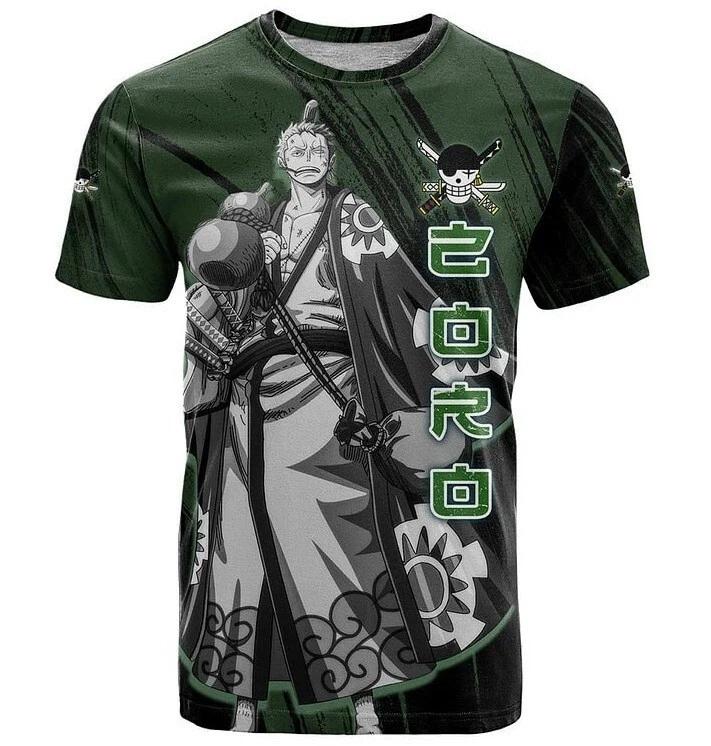 One piece Zoro anime manga casual T-shirt shirt sports short sleeve polyester de XL
One piece Zoro anime manga casual T-shirt shirt sports short sleeve polyester de XL