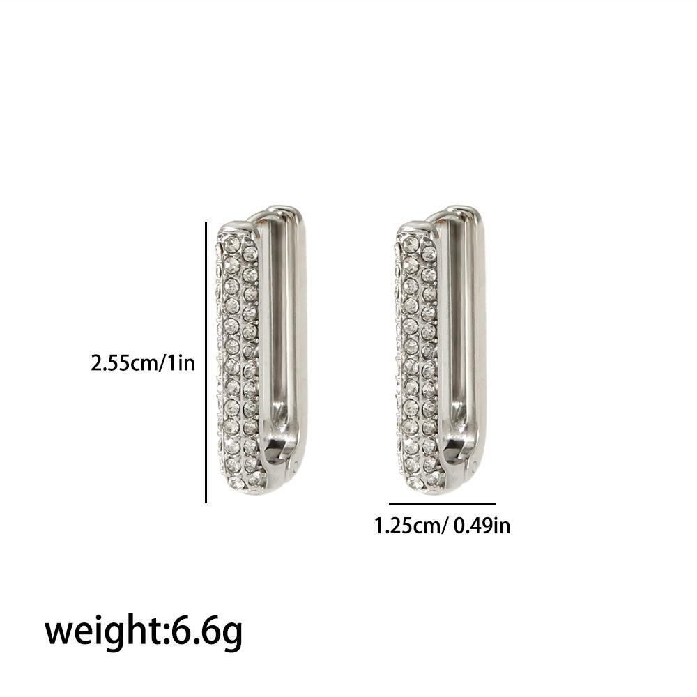 ins fashionable simple light luxury versatile earrings 18K gold stainless steel diamond geometric U-shaped earrings women s fashion
ins fashionable simple light luxury versatile earrings 18K gold stainless steel diamond geometric U-shaped earrings women s fashion