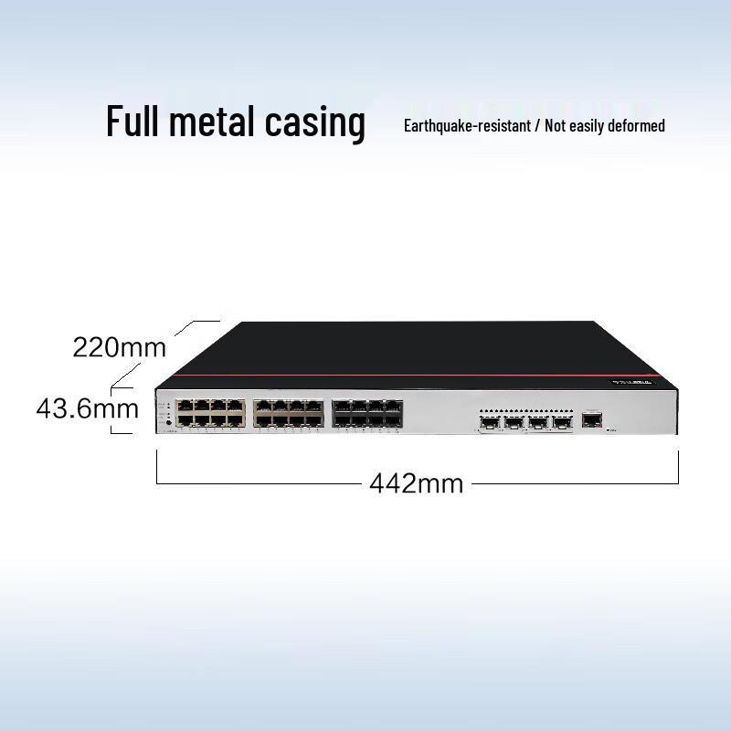 Huawei S5735S-L24P4S-A2 Managed Ethernet Switch
Huawei S5735S-L24P4S-A2 Managed Ethernet Switch