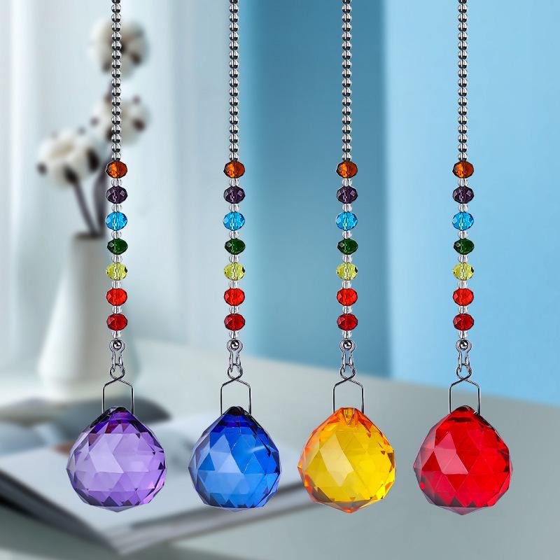 Multi-colored Crystal Ball Chain Ornaments: DIY Decorative Lighting Accessories & Crafts Pendants 30#
Multi-colored Crystal Ball Chain Ornaments: DIY Decorative Lighting Accessories & Crafts Pendants 30#