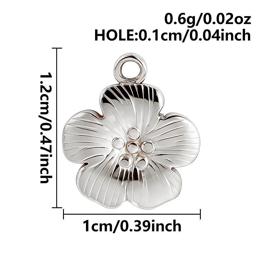 4pcs Mix Fashion Plant Charm Stainless Steel Flower Pendants For Jewelry Making Earrings Bracelets Girl DIY Accessories Breloque
4pcs Mix Fashion Plant Charm Stainless Steel Flower Pendants For Jewelry Making Earrings Bracelets Girl DIY Accessories Breloque