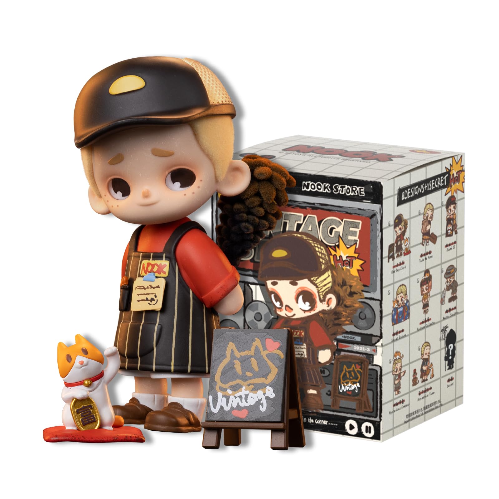52TOYS BLINDBOX NOOK в серии Vintage Store Blind Box Blind Box Collection Figure Trading Figure Toy Lucky Bag Gachapon Painted Perfect for Kids,
52TOYS BLINDBOX NOOK в серии Vintage Store Blind Box Blind Box Collection Figure Trading Figure Toy Lucky Bag Gachapon Painted Perfect for Kids,