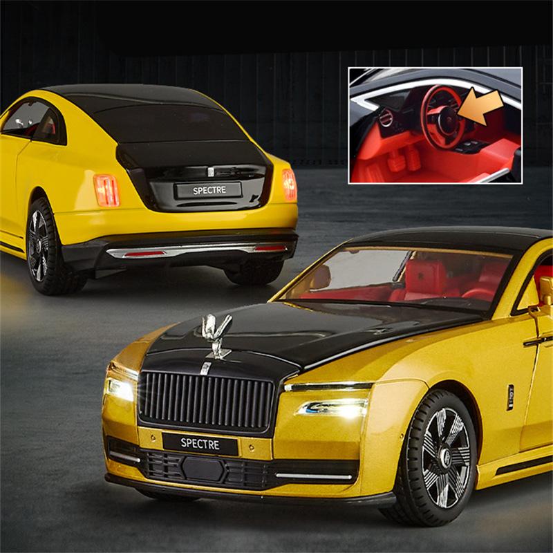 Car Model 1:24 Rolls Royces Spectre Alloy Luxy Diecasts Metal New Energy Car Vehicles Model Sound and Light Childrens Toys Gifts
Car Model 1:24 Rolls Royces Spectre Alloy Luxy Diecasts Metal New Energy Car Vehicles Model Sound and Light Childrens Toys Gifts