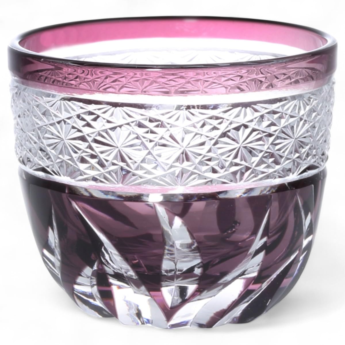 Mizukage Kiriko Glass Cup for Cold Diameter 60 x Height Obi Shibori Current Model J-kitchens Sake, 50mm, 70cc, Pink,
Mizukage Kiriko Glass Cup for Cold Diameter 60 x Height Obi Shibori Current Model J-kitchens Sake, 50mm, 70cc, Pink,