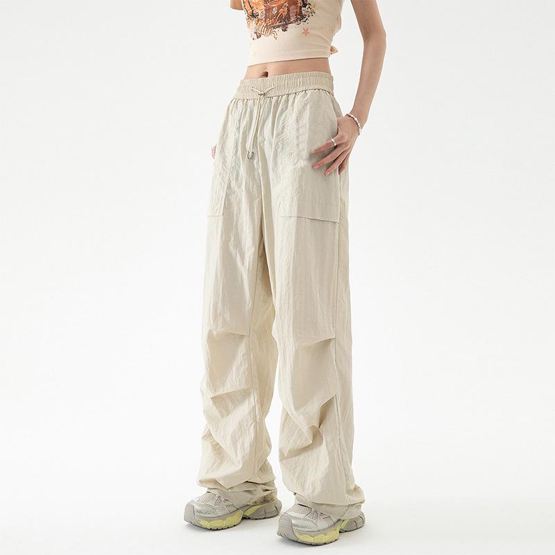 2024 American Women s High-Waist Cargo Parachute Pants: Autumn Windbreaker Straight-Leg for Casual Sports & Hiking S
2024 American Women s High-Waist Cargo Parachute Pants: Autumn Windbreaker Straight-Leg for Casual Sports & Hiking S