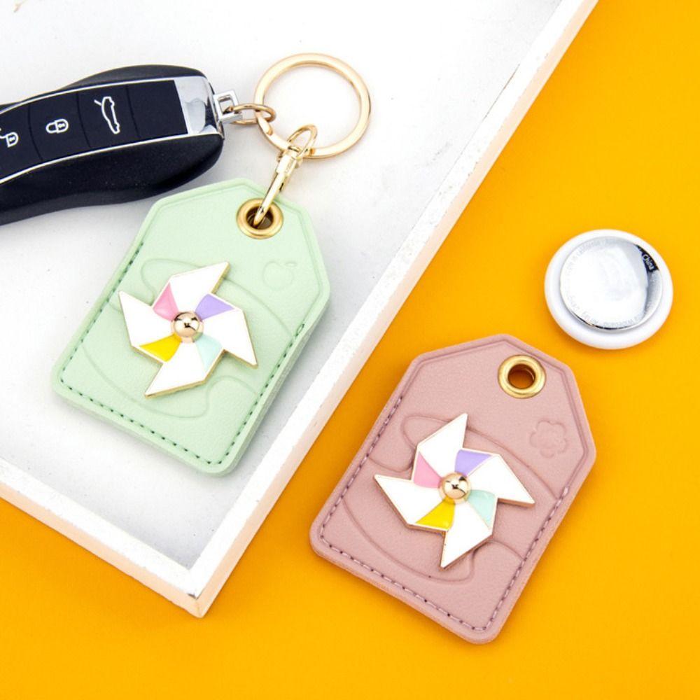 Leather Winnower Access Card Holder Creative Key Protective Case Rotating Windmill Keychain Unisex розовый
Leather Winnower Access Card Holder Creative Key Protective Case Rotating Windmill Keychain Unisex розовый