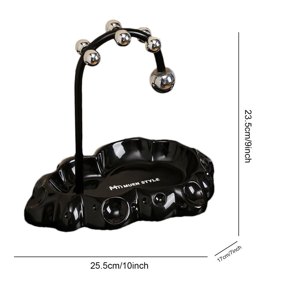 Convenient Cloud Key Holder Practical Room Key Tray Multifunctional Tabletop Necklace Jewelry Organizer Delicate Room Deocration чорний
Convenient Cloud Key Holder Practical Room Key Tray Multifunctional Tabletop Necklace Jewelry Organizer Delicate Room Deocration чорний