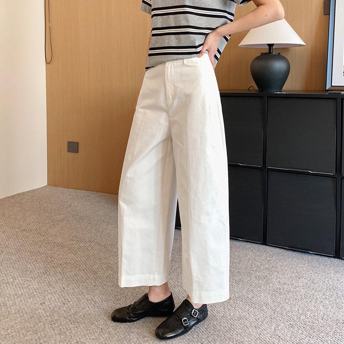 8-Degree Grey Origami Folded Wide-Leg Pants for Women - Tailored Chun Cotton, Casual Spring Style M
8-Degree Grey Origami Folded Wide-Leg Pants for Women - Tailored Chun Cotton, Casual Spring Style M