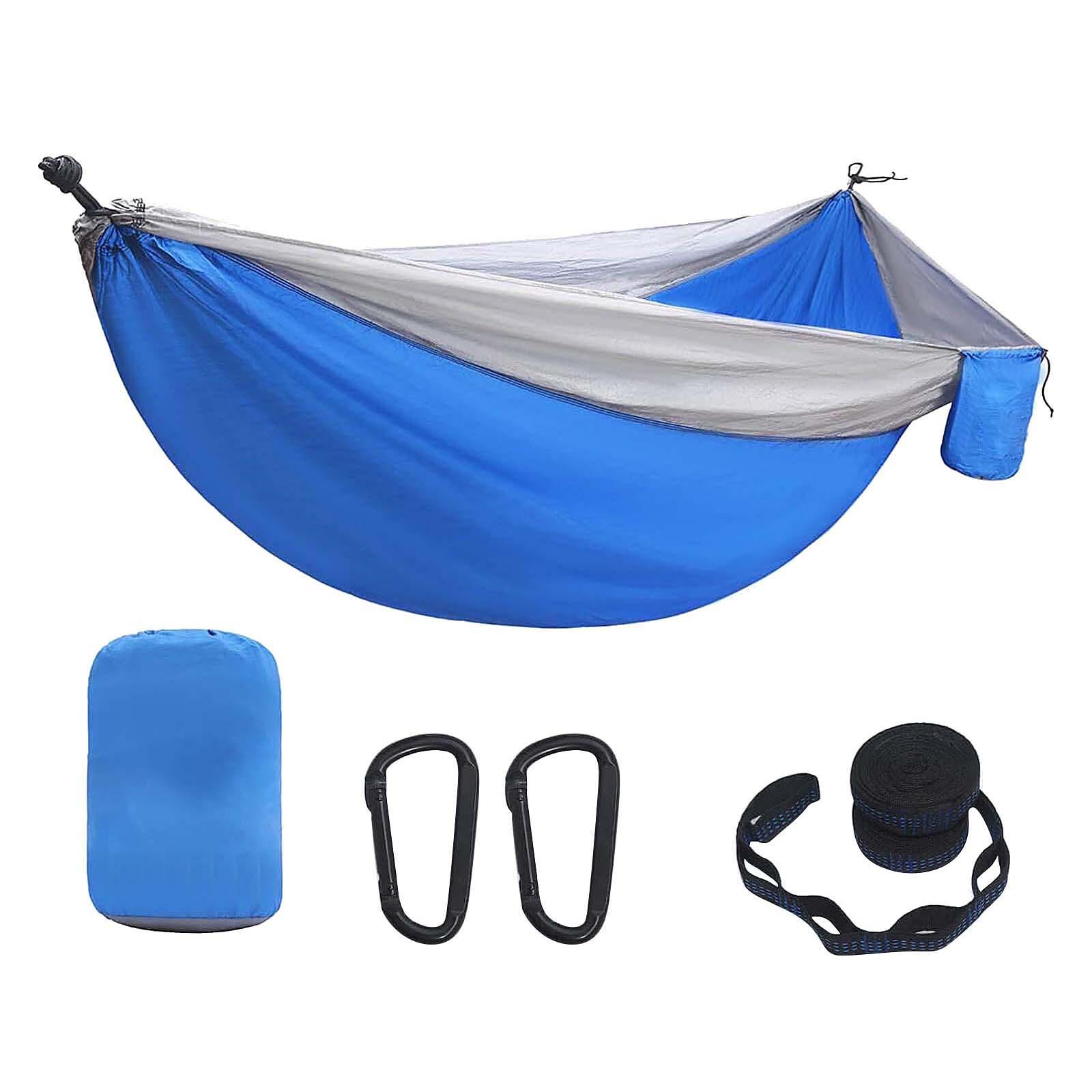 Camping Double & Single Portable Hammocks With 2 Tree Straps Lightweight Nylon
Camping Double & Single Portable Hammocks With 2 Tree Straps Lightweight Nylon
