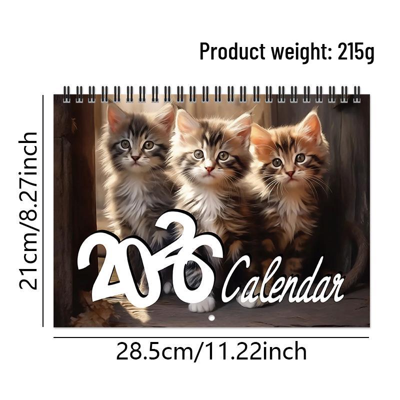 2026 Cute Cat Fashion Calendar
2026 Cute Cat Fashion Calendar