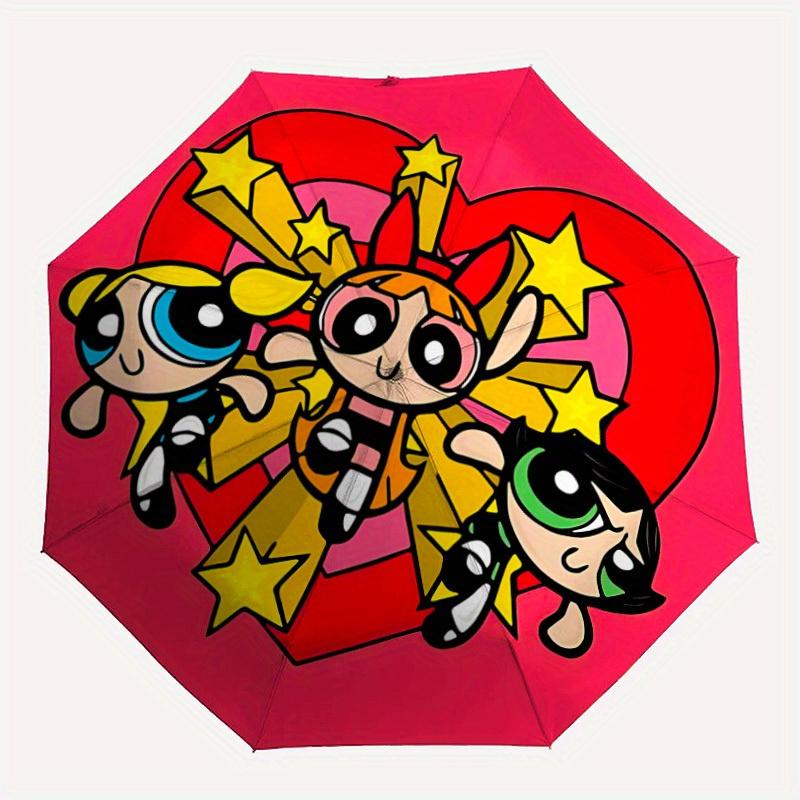 1pc Powerpuff Girls Automatic Umbrella with Folding feature - Compact Travel Umbrella, Perfect Gift for Birthday, Christmas, , 056
1pc Powerpuff Girls Automatic Umbrella with Folding feature - Compact Travel Umbrella, Perfect Gift for Birthday, Christmas, , 056