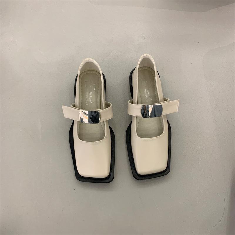 Французско-британский стиль Маленькие кожаные туфли Женские квадратные шапочки с пряжкой Весенняя и летняя одежда Туфли Мэри Джейн Одиночные туфли 36
Французско-британский стиль Маленькие кожаные туфли Женские квадратные шапочки с пряжкой Весенняя и летняя одежда Туфли Мэри Джейн Одиночные туфли 36