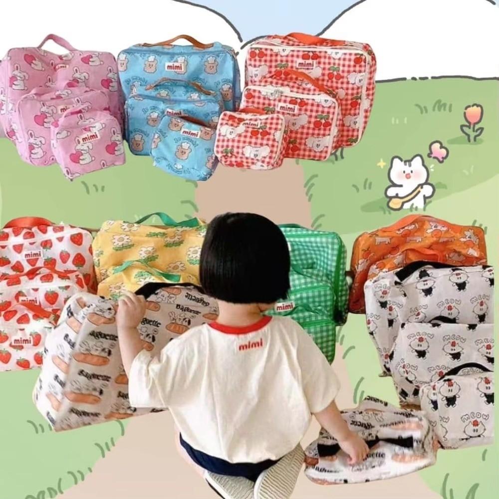 Portable Storage Bag with Zipper Handheld Bag Korean Tote Bag Storage Organizer 1
Portable Storage Bag with Zipper Handheld Bag Korean Tote Bag Storage Organizer 1
