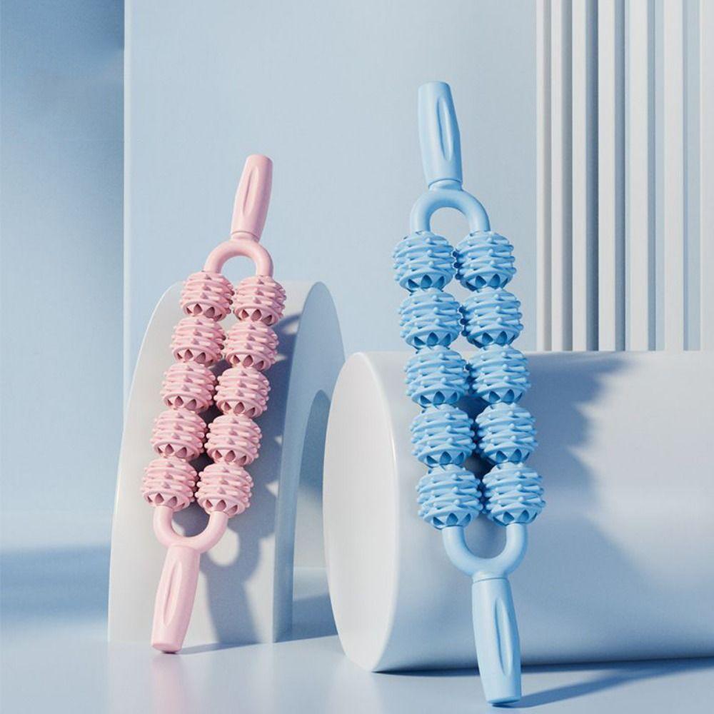 Anti Cellulite Roller Ball Massage Stick Multifunction Fascia Stick Yoga Massage Stick Forearms 8 roller-Pink
Anti Cellulite Roller Ball Massage Stick Multifunction Fascia Stick Yoga Massage Stick Forearms 8 roller-Pink