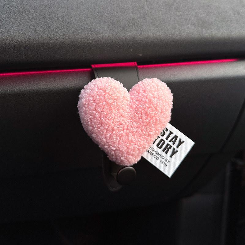Car Interior Cute Plush Love Heart Adhesive Storage Hook
Car Interior Cute Plush Love Heart Adhesive Storage Hook