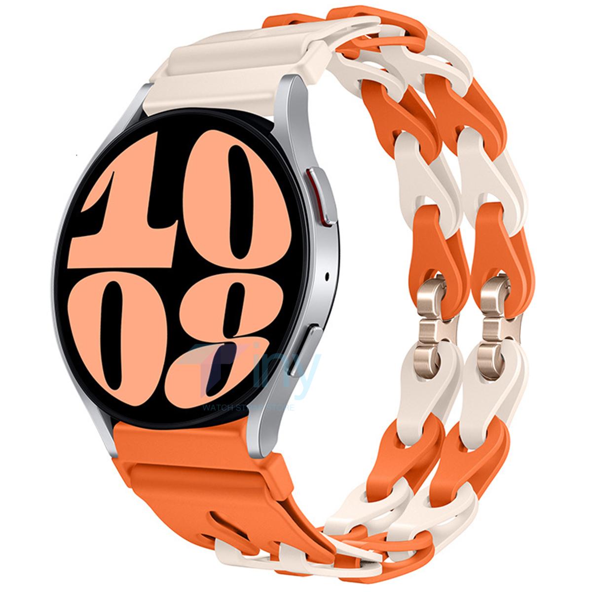 22 мм 20 мм ремешок-цепочка для Samsung Galaxy Watch 7 6 5 4 44 мм 40 мм 6Classic 43 мм 47 мм силиконовый ремешок для браслета Amazfit GTR 4/GTS 20mm
22 мм 20 мм ремешок-цепочка для Samsung Galaxy Watch 7 6 5 4 44 мм 40 мм 6Classic 43 мм 47 мм силиконовый ремешок для браслета Amazfit GTR 4/GTS 20mm