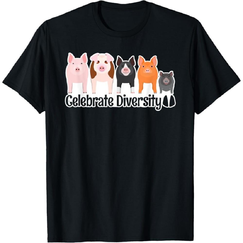 Celebrate Diversity Gifts for Pig Lovers Farm Breed Cute Pig T-Shirt XXXXXL чёрный
Celebrate Diversity Gifts for Pig Lovers Farm Breed Cute Pig T-Shirt XXXXXL чёрный