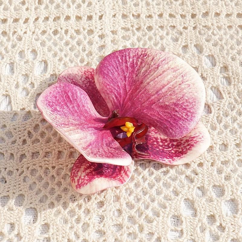 Large Simulation Flower Silicone Cotton 3D Printing Butterfly Orchid Head DIY Eith Hand Gift Headwear Home Clothing Decoration 3pcs
Large Simulation Flower Silicone Cotton 3D Printing Butterfly Orchid Head DIY Eith Hand Gift Headwear Home Clothing Decoration 3pcs