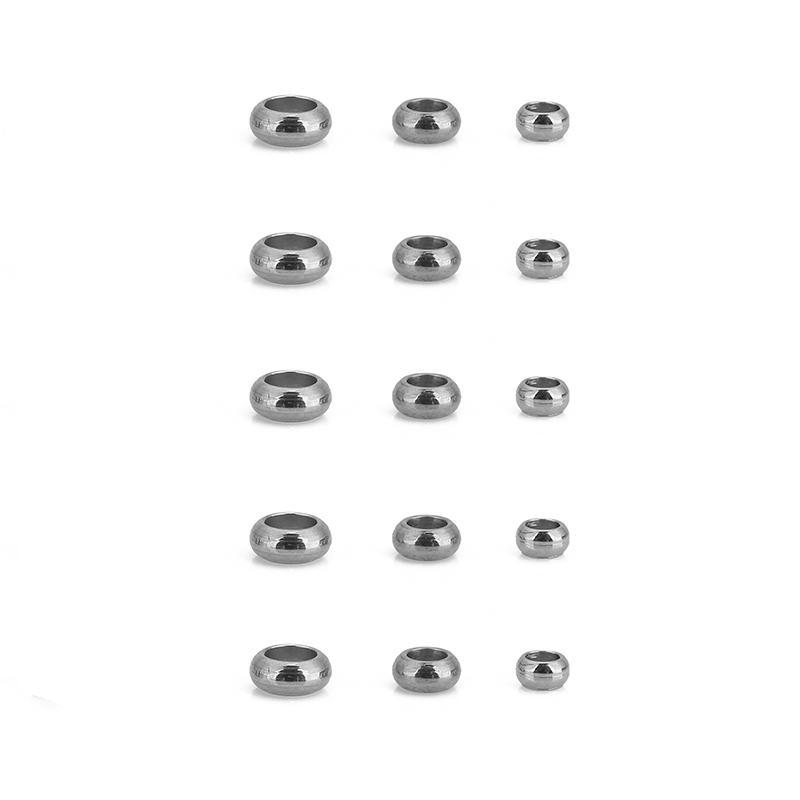 100pcs PVD Never Fade Stainless Steel End Crimp Beads Cover 2 2.5 3 mm Big Hole Spacer Stopper Beads For Bracelet Jewelry Making 2mm
100pcs PVD Never Fade Stainless Steel End Crimp Beads Cover 2 2.5 3 mm Big Hole Spacer Stopper Beads For Bracelet Jewelry Making 2mm