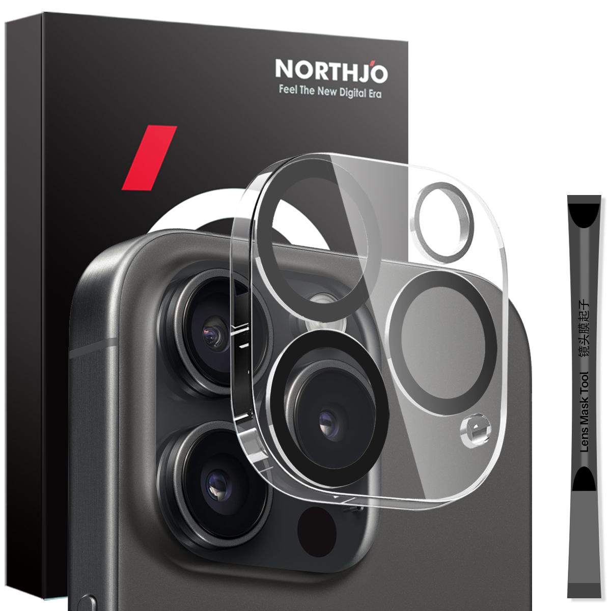 NORTHJO For iPhone 15 Pro/15 Pro Max Black Circles Camera Lens Protector Tempered Glass HD Clear 3D Full Coverage Type A
NORTHJO For iPhone 15 Pro/15 Pro Max Black Circles Camera Lens Protector Tempered Glass HD Clear 3D Full Coverage Type A