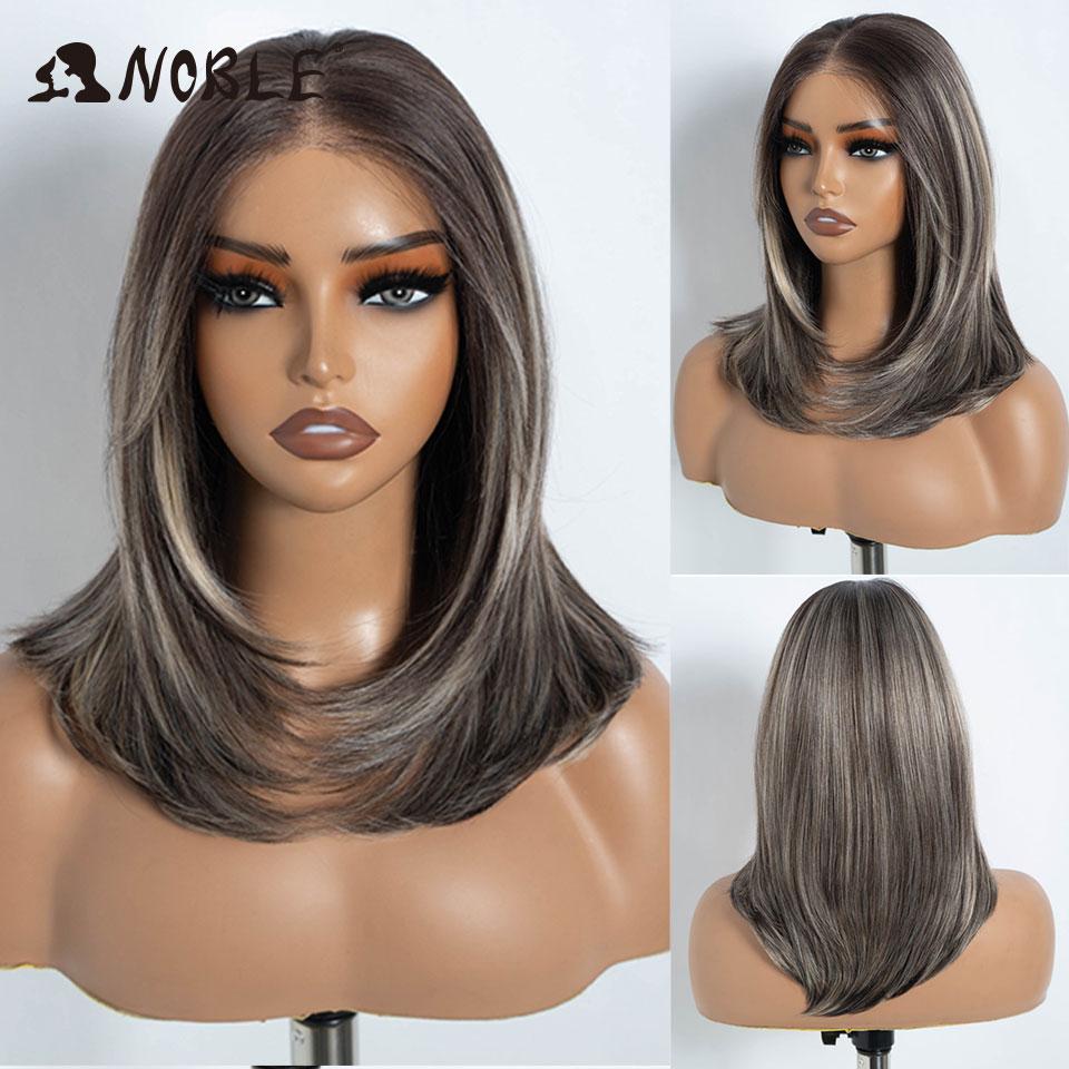 Noble Synthetic Lace Front Wig 13X3 Lace Free Part Pre Plucked Bob Wig 16 Straight Layered Ombre Grey Front Lace Wigs For Women (as the picture,16inches&150%)
Noble Synthetic Lace Front Wig 13X3 Lace Free Part Pre Plucked Bob Wig 16 Straight Layered Ombre Grey Front Lace Wigs For Women (as the picture,16inches&150%)