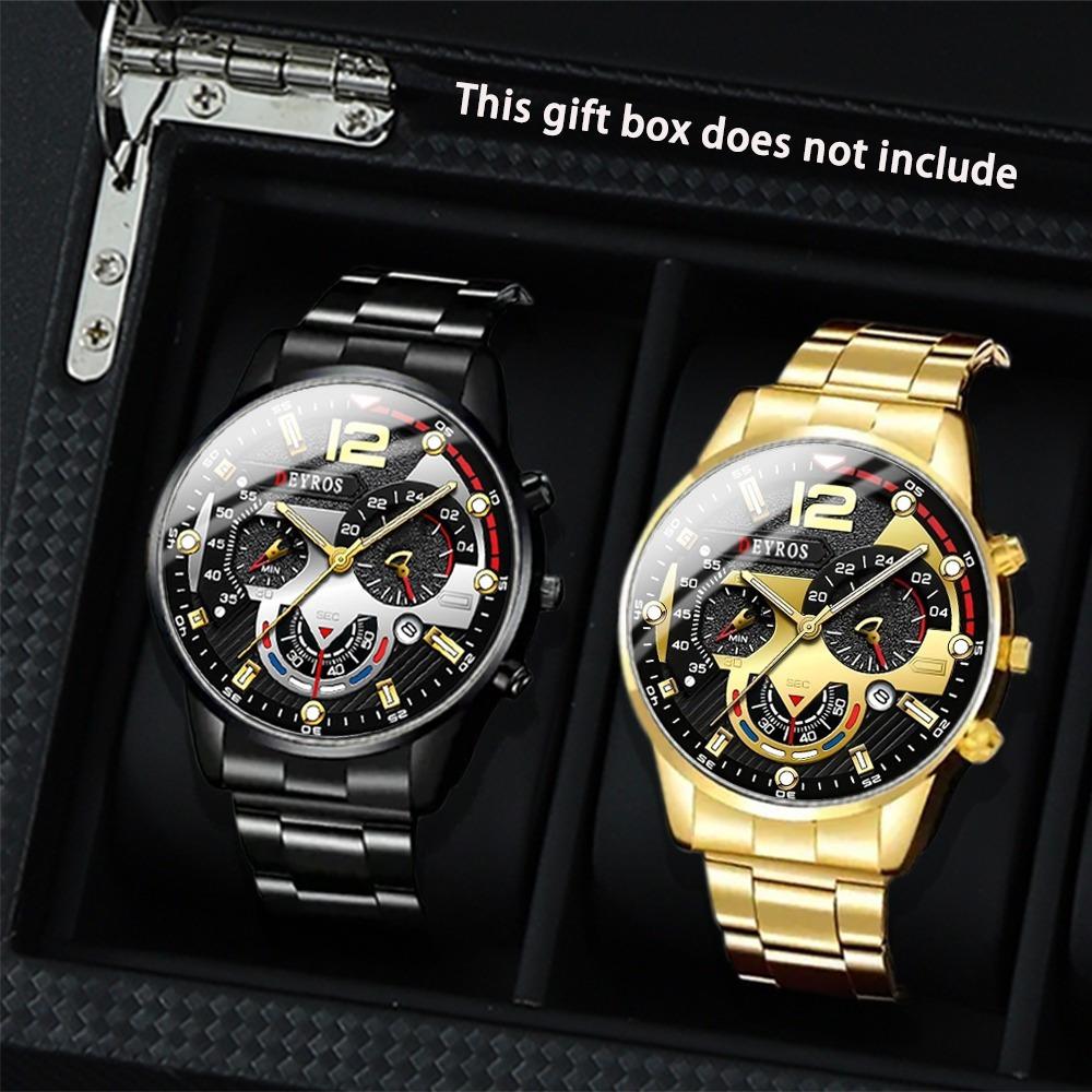 2-Piece Watch Men S Watch Steel Belt Watch Quartz Watch Sports Men S Watch Watch
2-Piece Watch Men S Watch Steel Belt Watch Quartz Watch Sports Men S Watch Watch
