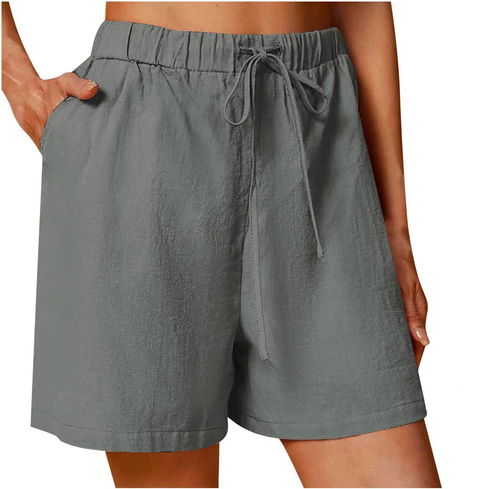Summer WoMan s Cotton and Linen Shorts, Solid Color, Comfortable Wide-leg Chic Shorts, Five-point Pants XXXL темно-серого
Summer WoMan s Cotton and Linen Shorts, Solid Color, Comfortable Wide-leg Chic Shorts, Five-point Pants XXXL темно-серого