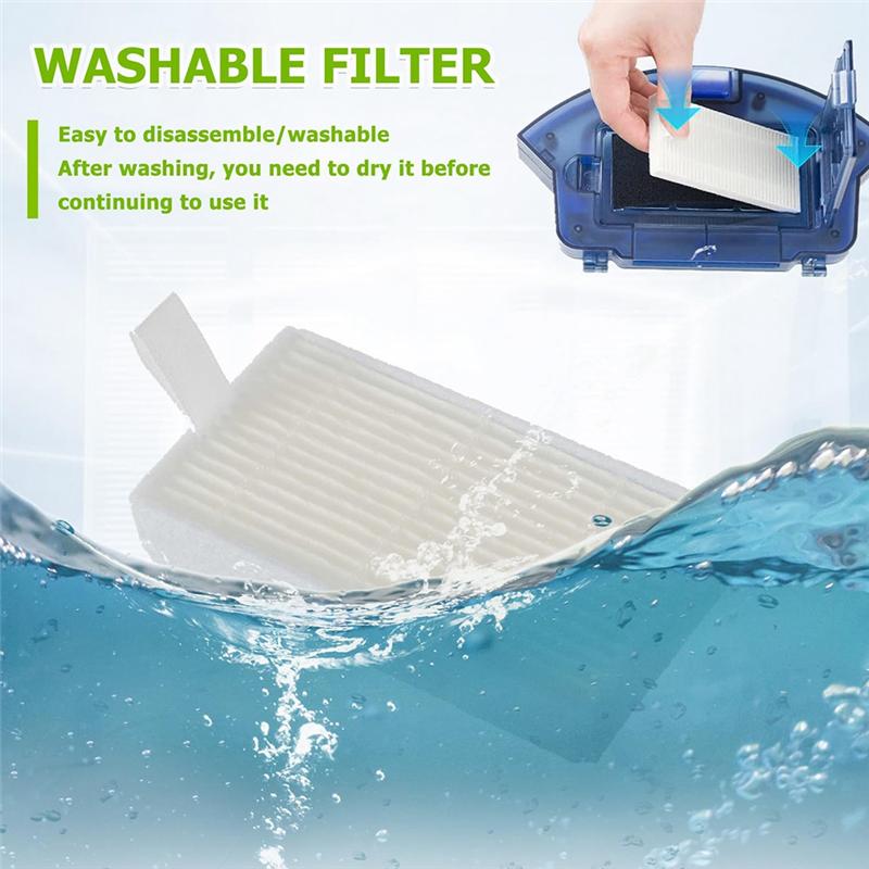 A95I-For Ilife V5 V5S V3 V3S V5S V50 Pro V55 X5 Robot Vacuum Cleaner Accessories High Efficiency Filter Consumables Set
A95I-For Ilife V5 V5S V3 V3S V5S V50 Pro V55 X5 Robot Vacuum Cleaner Accessories High Efficiency Filter Consumables Set