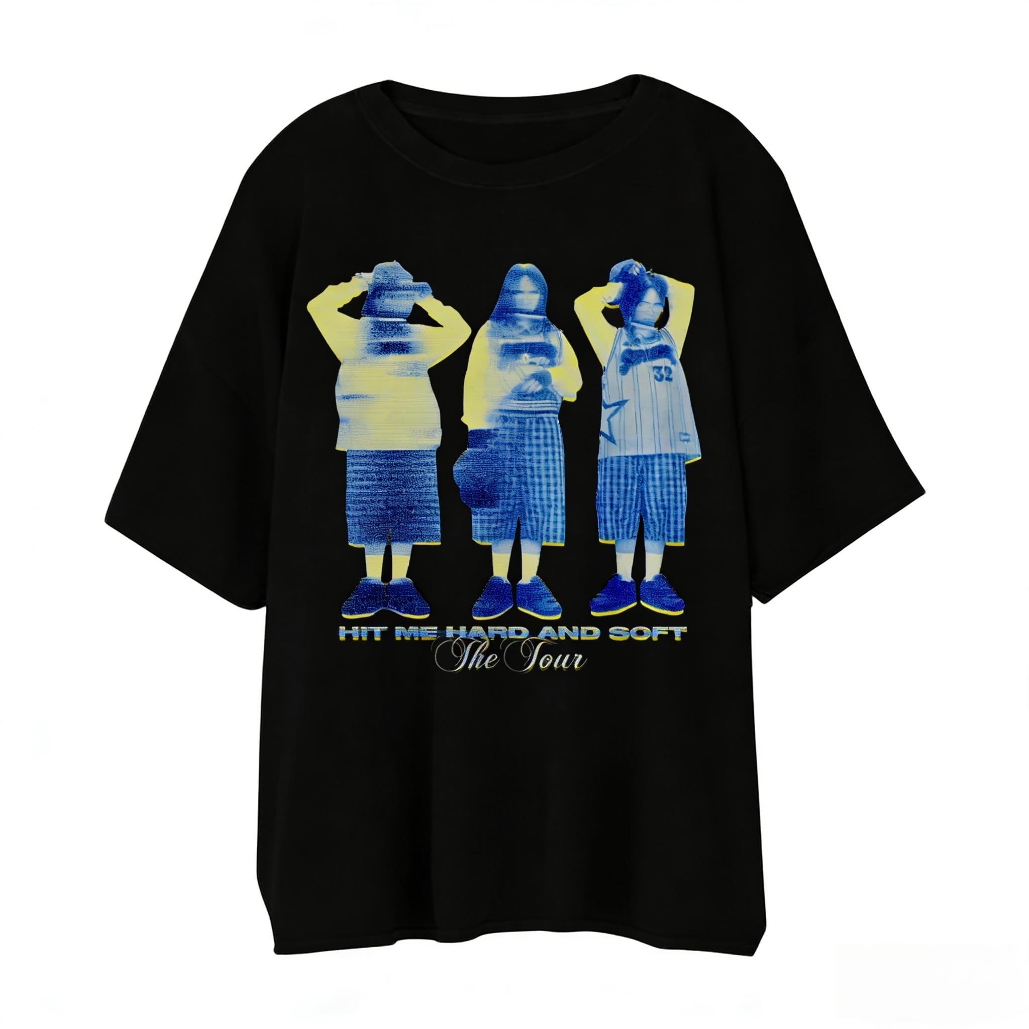 Singer Billie Eilish Triple TShirt 100cotton Mens Summer Oversized Womens Hip Hop Short Sleeve Tshirt Unisex Fan Gifts S
Singer Billie Eilish Triple TShirt 100cotton Mens Summer Oversized Womens Hip Hop Short Sleeve Tshirt Unisex Fan Gifts S