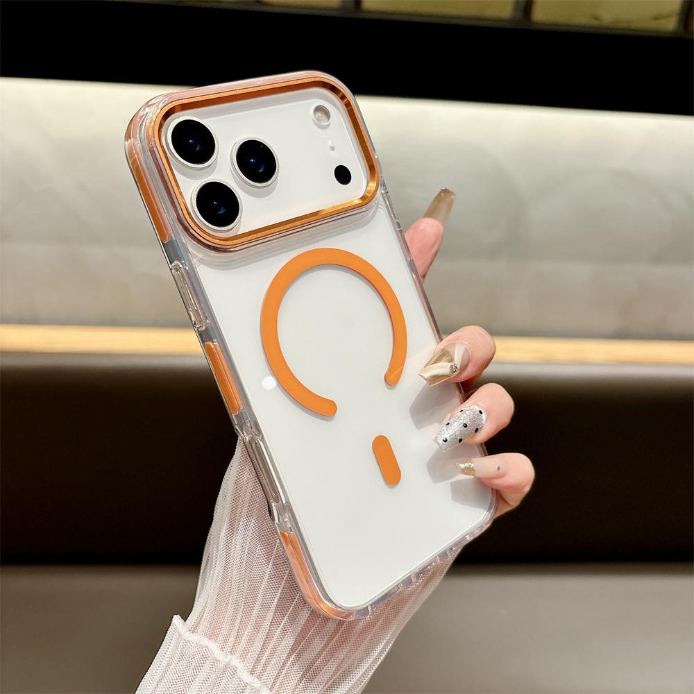 Magnetic Phone Case for Magsafe for Apple IPhone 17 Air 16e 16 15 14 Plus 13 12 11 Pro Max Clear PC + TPU Protective Cover iPhone 15 Pro Max помаранчевий
Magnetic Phone Case for Magsafe for Apple IPhone 17 Air 16e 16 15 14 Plus 13 12 11 Pro Max Clear PC + TPU Protective Cover iPhone 15 Pro Max помаранчевий