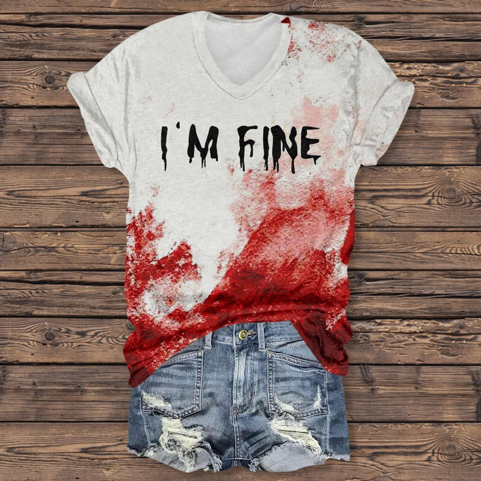 Женская мода повседневная рубашка с рукавом три четверти и принтом букв на Хэллоуин XL белый
Женская мода повседневная рубашка с рукавом три четверти и принтом букв на Хэллоуин XL белый