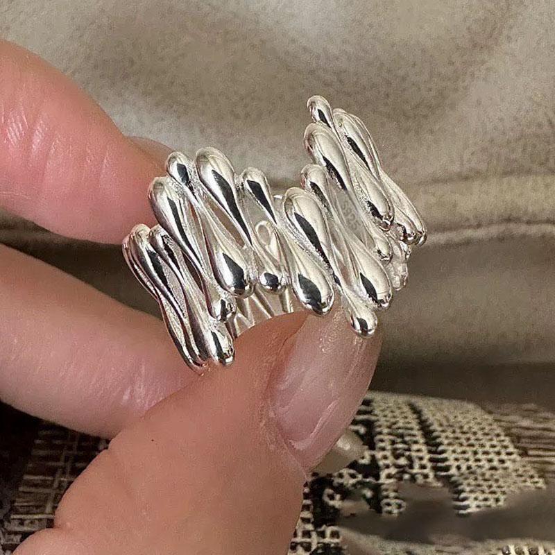 925 Sterling Silver Rings For Women Geometric Fine Jewelry Finger Adjustable Simple Shinning Strip Ring For Party Birthday Gift resizable
925 Sterling Silver Rings For Women Geometric Fine Jewelry Finger Adjustable Simple Shinning Strip Ring For Party Birthday Gift resizable