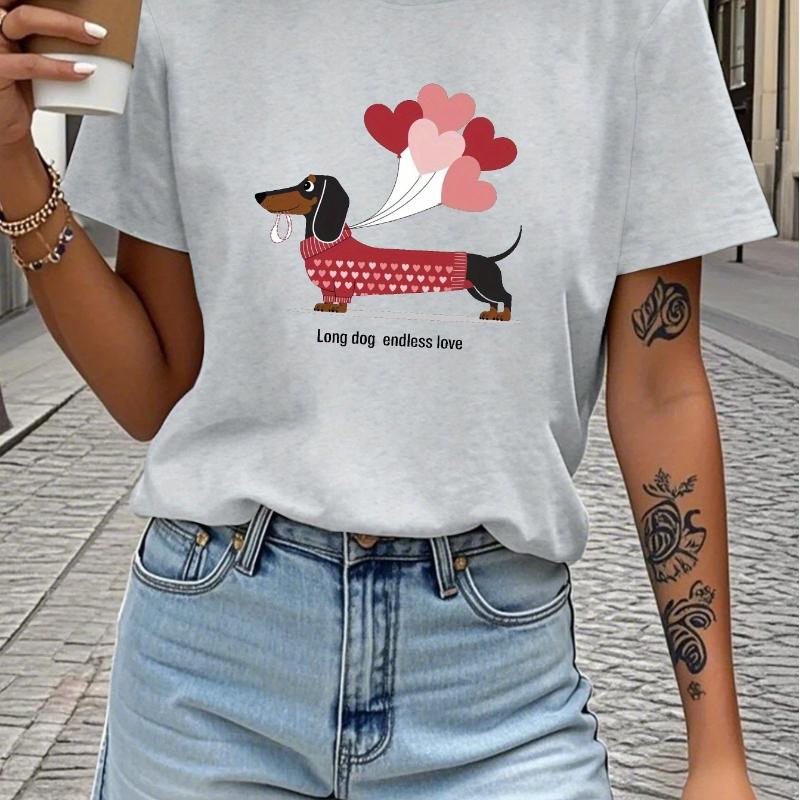 Teediy Такса Воздушные шары Длинная собака Бесконечная любовь Чистая Женская футболка Комфорт Женская Харадзюку Рукав Повседневная Эстетичная Одежда XS серый
Teediy Такса Воздушные шары Длинная собака Бесконечная любовь Чистая Женская футболка Комфорт Женская Харадзюку Рукав Повседневная Эстетичная Одежда XS серый