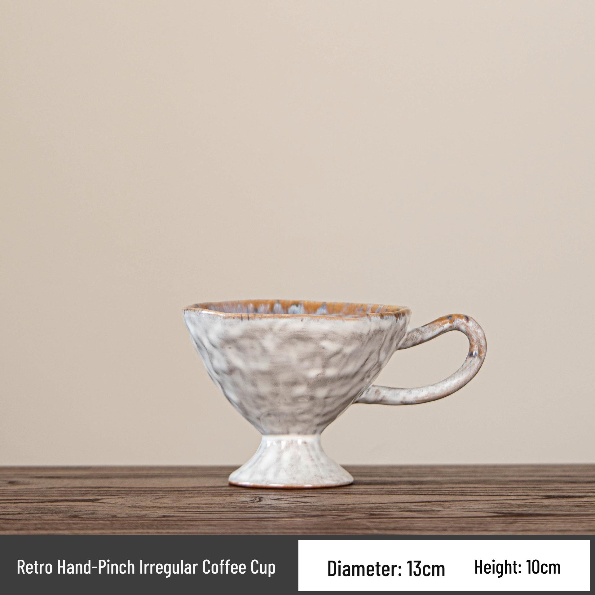 Creative Retro Ceramic Coffee Cup - High-End Design for Latte, Americano, and Tea. Perfect for Office and Afternoon Delights. 250ml
Creative Retro Ceramic Coffee Cup - High-End Design for Latte, Americano, and Tea. Perfect for Office and Afternoon Delights. 250ml