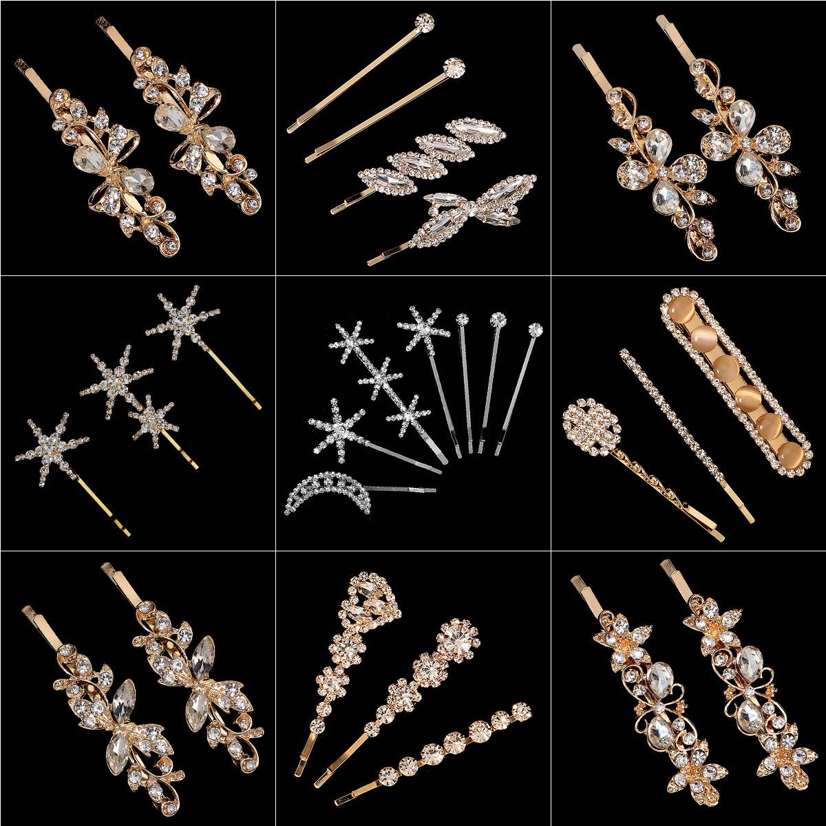 Hairpins For Women Cubic Zirconia Rhinestone Gems Side Clip Word Folder Hairpin Fine Jewelry Elegant Bridal Wedding Accessories
Hairpins For Women Cubic Zirconia Rhinestone Gems Side Clip Word Folder Hairpin Fine Jewelry Elegant Bridal Wedding Accessories