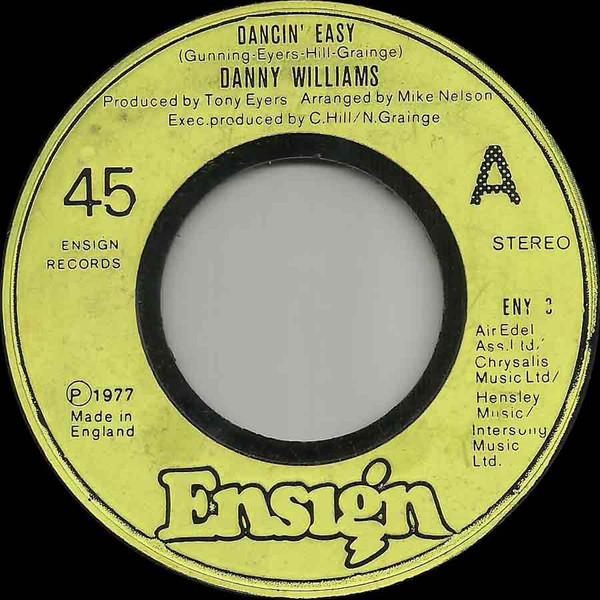 7inch Record DANNY WILLIAMS Dancin Easy ENY3 Ensign 1977 UK SoulFunk Used
7inch Record DANNY WILLIAMS Dancin Easy ENY3 Ensign 1977 UK SoulFunk Used