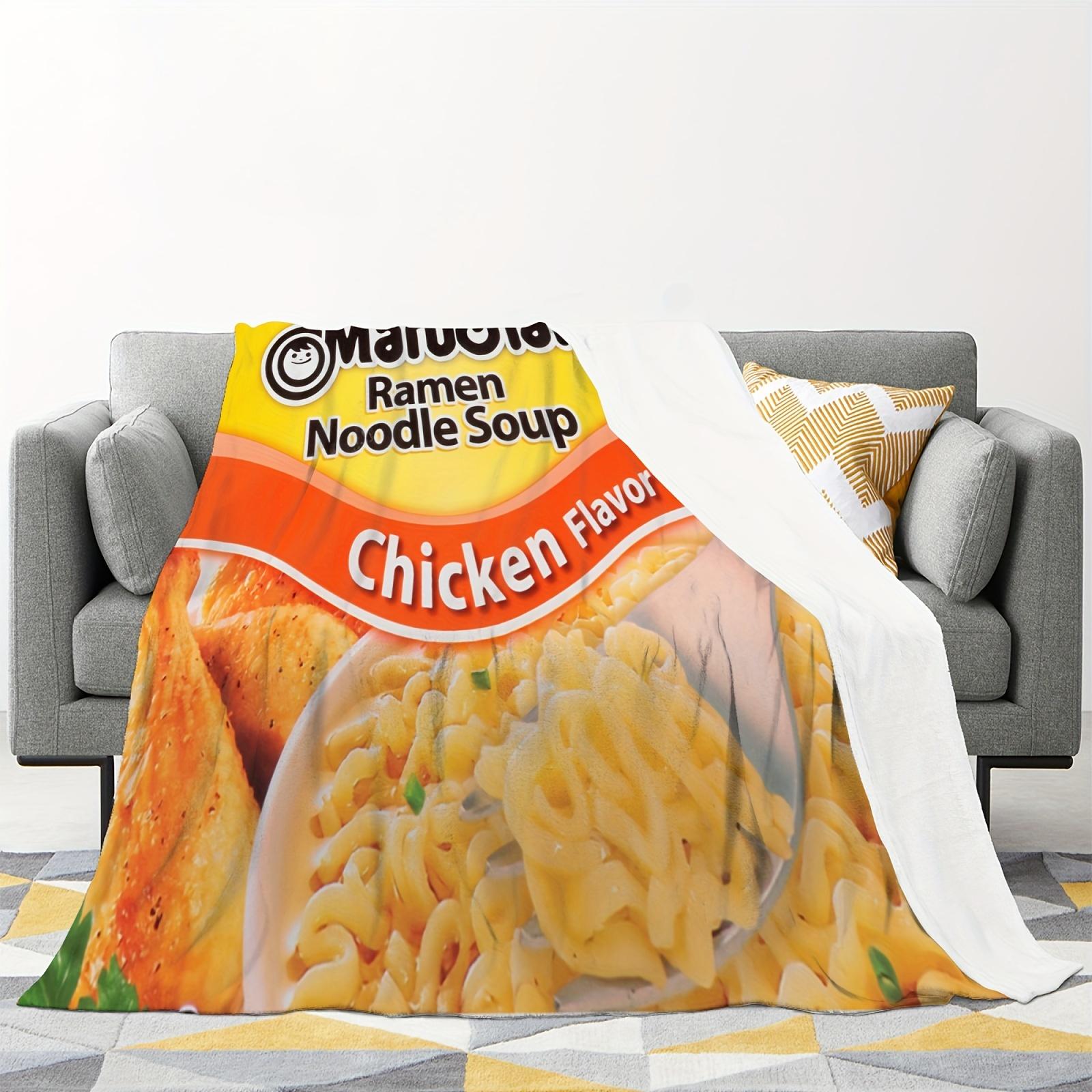 1pc Fun Chicken Flavor Ramen Noodle Soup Throw Blanket, Novelty Food - Themed Plush Blanket, Perfect for Foodies, Christmas Gift 30x40in
1pc Fun Chicken Flavor Ramen Noodle Soup Throw Blanket, Novelty Food - Themed Plush Blanket, Perfect for Foodies, Christmas Gift 30x40in