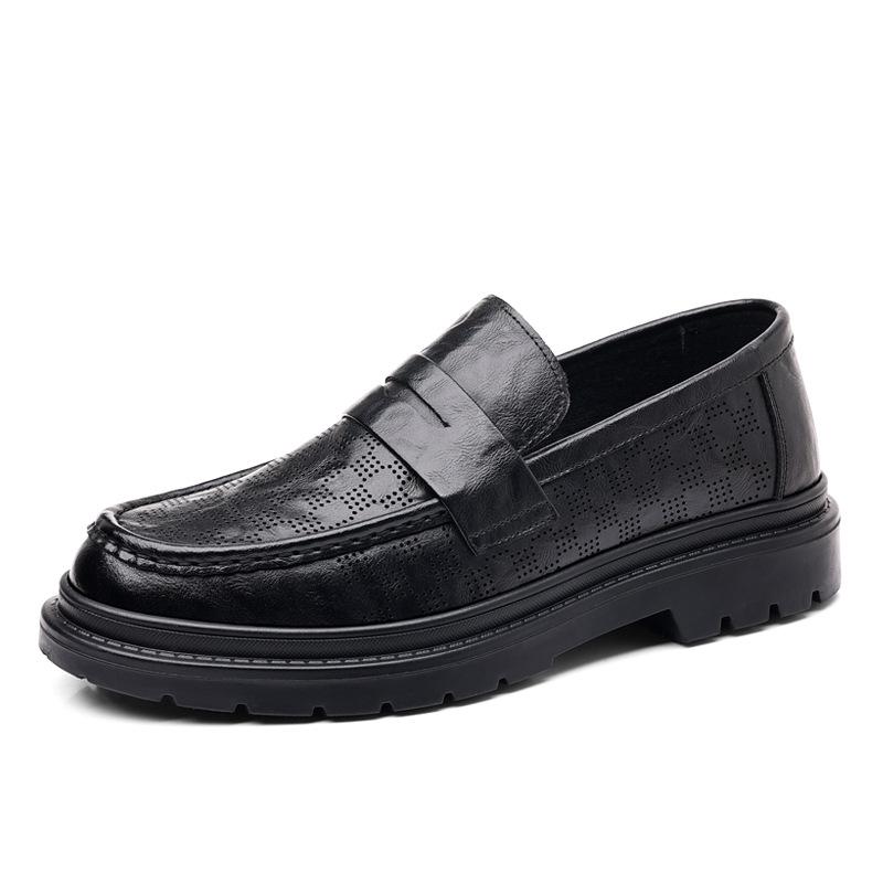 Men s 2024 Leather Round-Toe Slip-On Loafers - Thick-Soled Business Formal Shoes 43
Men s 2024 Leather Round-Toe Slip-On Loafers - Thick-Soled Business Formal Shoes 43