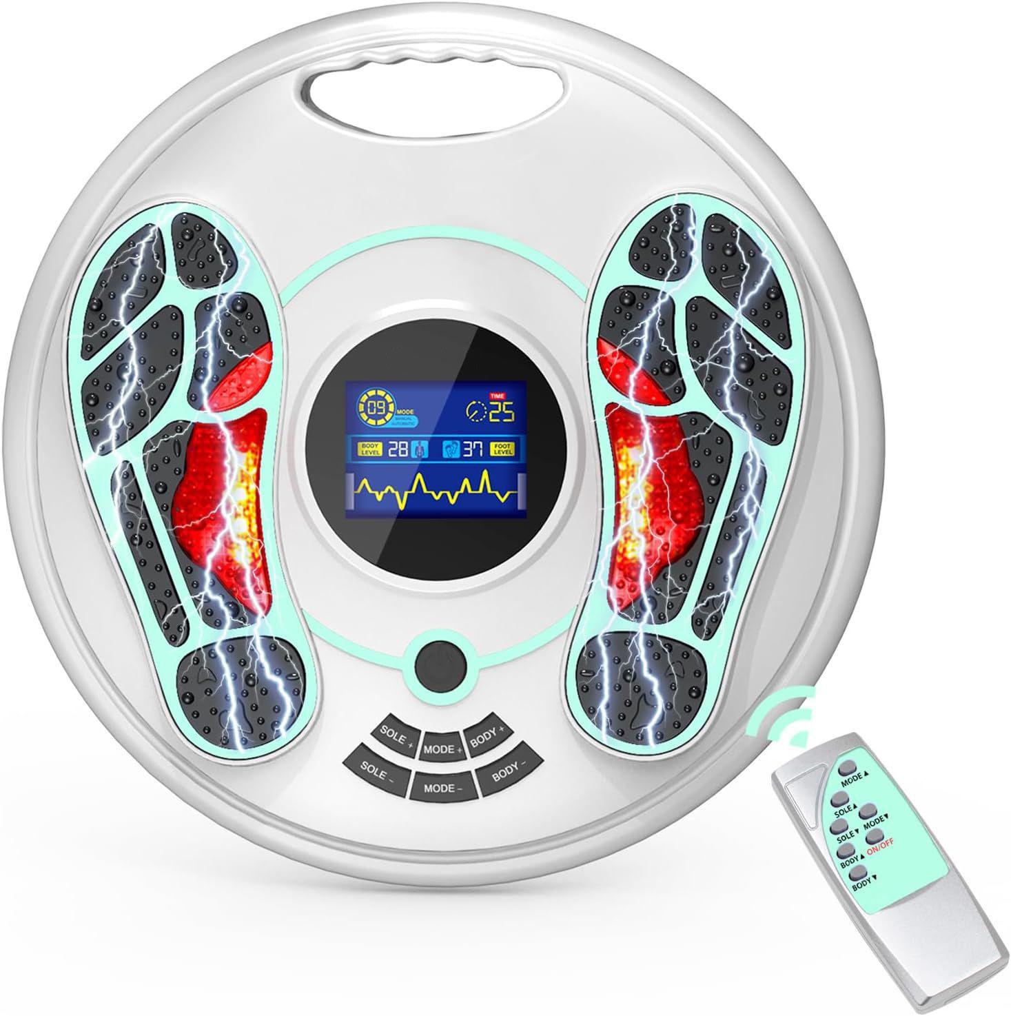 Electrotherapy Foot Massage and Spa Device: Low-Frequency Acupoint Meridian Dredging Machine срібні зелений колір
Electrotherapy Foot Massage and Spa Device: Low-Frequency Acupoint Meridian Dredging Machine срібні зелений колір