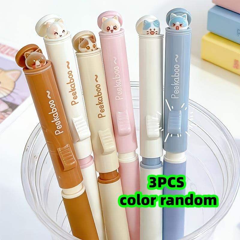 3-Pack of Gel Pens in Random Colors, Super Cute and Adorable, High Aesthetic Appeal, Quick-Drying Pens Suitable for Cat Lovers, School
3-Pack of Gel Pens in Random Colors, Super Cute and Adorable, High Aesthetic Appeal, Quick-Drying Pens Suitable for Cat Lovers, School