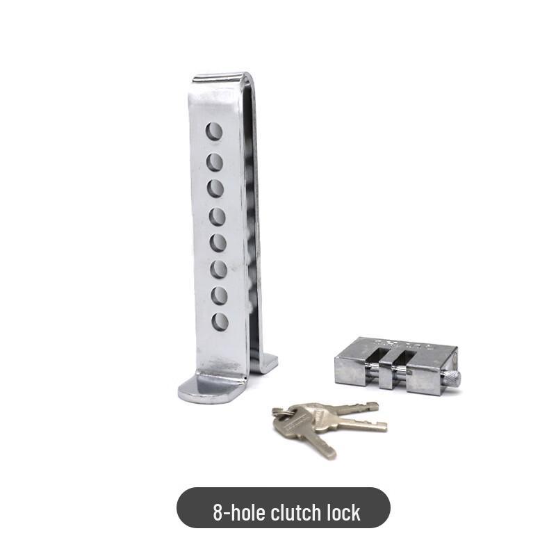 Universal 8-Hole Car Clutch and Brake Pedal Lock
Universal 8-Hole Car Clutch and Brake Pedal Lock