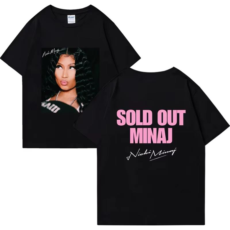 Rapper Nicki Minaj Tour Pink Friday 2024 T-Shirts Men Women Hip Hop Vintage Oversized Short Sleeve T-shirts Unisex Popular Tops S
Rapper Nicki Minaj Tour Pink Friday 2024 T-Shirts Men Women Hip Hop Vintage Oversized Short Sleeve T-shirts Unisex Popular Tops S