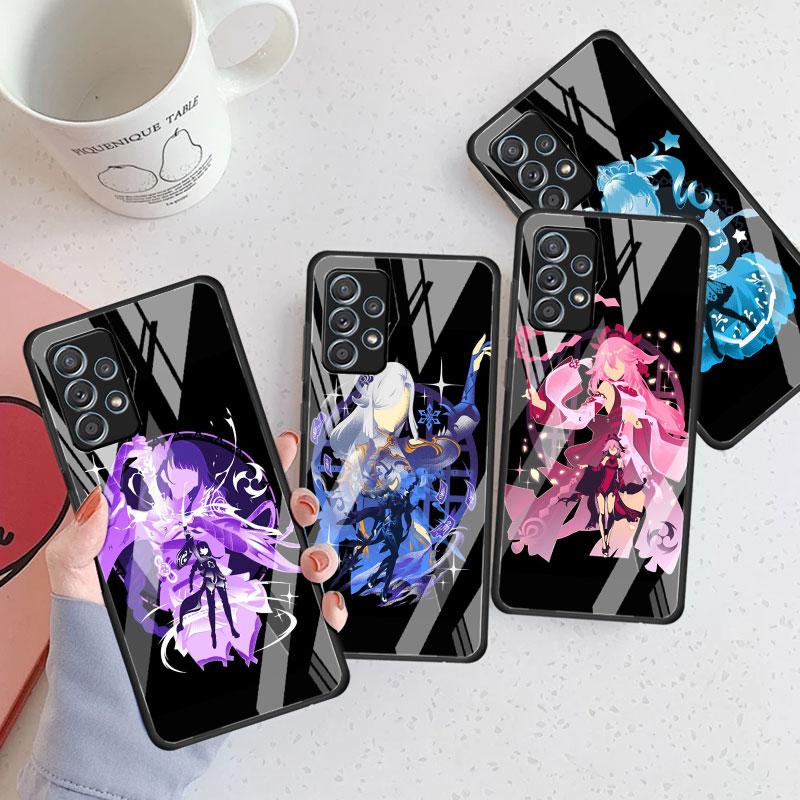 Аниме Genshin Impact крутой стеклянный чехол для Samsung Galaxy A52 A71 A50 A51 A70 A21s A31 A72 A10 A12 A30 A22 5G, чехол для телефона Samsung A53 5G
Аниме Genshin Impact крутой стеклянный чехол для Samsung Galaxy A52 A71 A50 A51 A70 A21s A31 A72 A10 A12 A30 A22 5G, чехол для телефона Samsung A53 5G