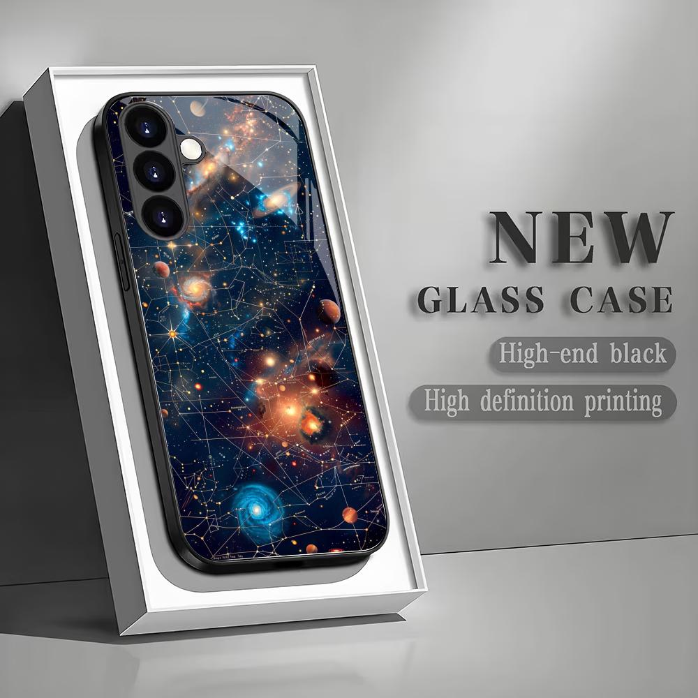 Star Track tempered glass phone case suitable for Samsung Galaxy S26 S25 S24 S23 S22 S20 FE/Ultra/Plus anti drop back cover GalaxyS26Ultra
Star Track tempered glass phone case suitable for Samsung Galaxy S26 S25 S24 S23 S22 S20 FE/Ultra/Plus anti drop back cover GalaxyS26Ultra